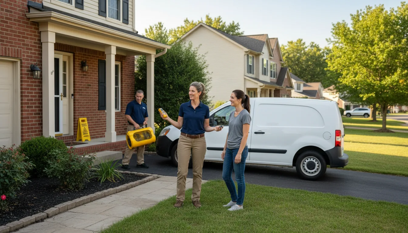Water restoration image for Water Damage & Restoration Services in Spencer, VA